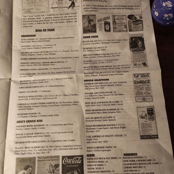 CODE RED - Menu - Cocktail Bars Near Me - Washington, DC, District of Columbia
