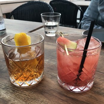 NWB Next Whiskey Bar Plainfield - House ol fashion and strawberry cucumber cocktails - American Near Me - Plainfield, Illinois