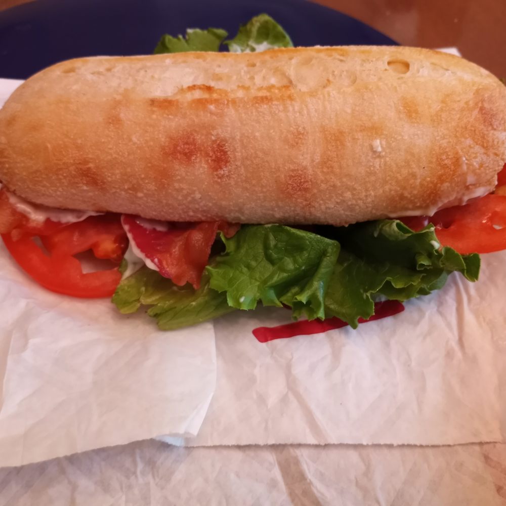 Tim Hortons - BLT sandwich after removing excess mayo - Coffee & Tea Near Me - Richmond Hill, Ontario Tim Hortons - BLT sandwich after removing excess mayo - Coffee & Tea Near Me - Richmond Hill, Ontario