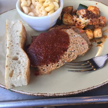 Urban Plates - BBQ turkey meatloaf w/ sides - New American Near Me - Dublin, California Urban Plates - BBQ turkey meatloaf w/ sides - New American Near Me - Dublin, California