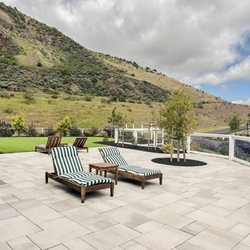 Cali Scaping - Masonry and Flatwork: stone patio, from featured project: Elements of Elegance