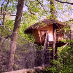Sur un Arbre Perché - Nos cabanes vous permettront de vivre des moments inoubliables en pleine nature.