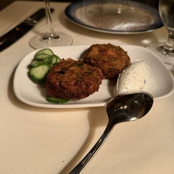 Kokkari Estiatorio - Kolokithokeftethes/Zucchini Cakes - Greek Near Me - San Francisco, California Kokkari Estiatorio - Kolokithokeftethes/Zucchini Cakes - Greek Near Me - San Francisco, California