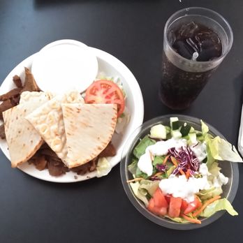 Founaris Bros - This is an aerial view of the meal ... and this is before the potatoes were ordered and then arrived! - Greek Near Me - Pensacola, Florida Founaris Bros - This is an aerial view of the meal ... and this is before the potatoes were ordered and then arrived! - Greek Near Me - Pensacola, Florida