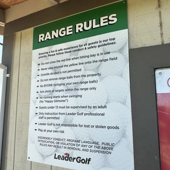 Leader Golf - Rules-we got rules - Golf Near Me - Sacramento, California