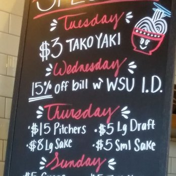 Bash Original Izakaya - Daily Specials - Sushi Bars Near Me - Detroit, Michigan