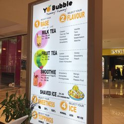 Yo Bubble - Menu