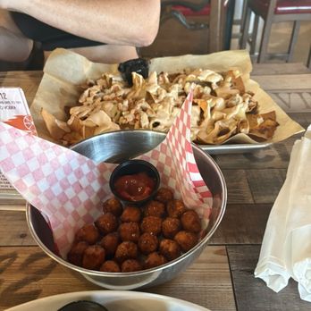 One Handsome Bastard Distillery - Bar Fight Nachos and sweet potato tots - Distilleries Near Me - Scottsdale, Arizona One Handsome Bastard Distillery - Bar Fight Nachos and sweet potato tots - Distilleries Near Me - Scottsdale, Arizona