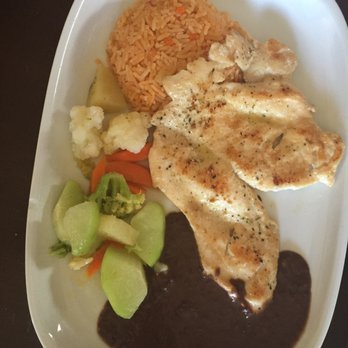 El Taco Maya - My friend ordered the chicken dinner and said it was delicious! - Tacos Near Me - Akumal, ROO