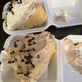 Pine Country Restaurant - Banana / Chocolate / Peanut Butter & Chocolate / Peanut Butter slices takeout - Breakfast & Brunch Near Me - Williams, Arizona Pine Country Restaurant - Banana / Chocolate / Peanut Butter & Chocolate / Peanut Butter slices takeout - Breakfast & Brunch Near Me - Williams, Arizona