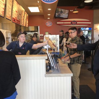 Jersey Mike's Subs - See a line? Well, you won't get the food you ordered. - Fast Food Near Me - Oceanside, California Jersey Mike's Subs - See a line? Well, you won't get the food you ordered. - Fast Food Near Me - Oceanside, California