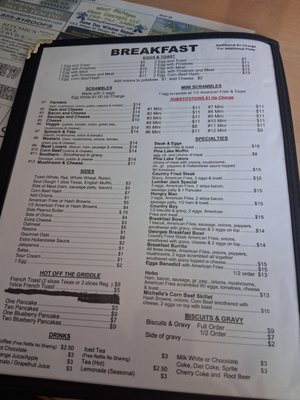 Menu photo 1 Pine Lake Diner Plainwell, MI