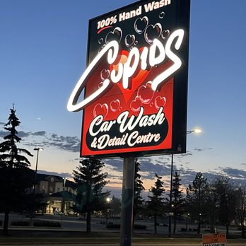Cupid's Car Wash & Detail Centre - New Cupids car wash sign - Auto Detailing Near Me - Edmonton, Alberta Cupid's Car Wash & Detail Centre - New Cupids car wash sign - Auto Detailing Near Me - Edmonton, Alberta