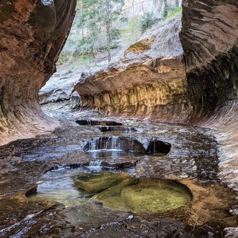 Left Fork Trailhead - Left Fork (Subway) Bottom-Up | Instagram: @telephonesmoothie - Hiking Near Me - Springdale, Utah