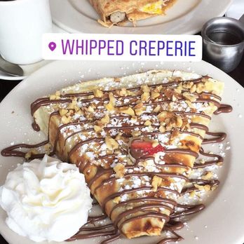 Ce La Vi - Classic strawberry banana Nutella and sausage egg and cheese breakfast crepes - Desserts Near Me - Red Bank, New Jersey Ce La Vi - Classic strawberry banana Nutella and sausage egg and cheese breakfast crepes - Desserts Near Me - Red Bank, New Jersey