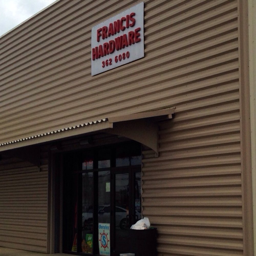 Francis Hardware - Hardware Stores Near Me - Harvey, Louisiana Francis Hardware - Hardware Stores Near Me - Harvey, Louisiana
