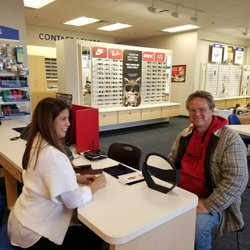 America's Best Contacts & Eyeglasses - Our first patient picking up his new glasses