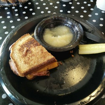 The Apple House - Virginian (grilled ham and cheese). Sorry, half eaten already. - American Near Me - Linden, Virginia The Apple House - Virginian (grilled ham and cheese). Sorry, half eaten already. - American Near Me - Linden, Virginia