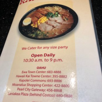 Ramen-Ya - Ramen Near Me - Kapolei, Hawaii