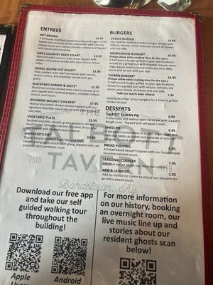 Menu photo 6 The Old Talbott Tavern Bardstown, KY