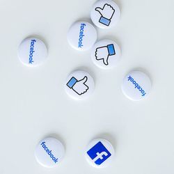 Blue Surge Marketing Agency - facebook buttons as a cover image