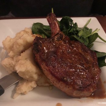 Eastside Grill - 14oz Pork Chop with apple cider reduction. - Steakhouses Near Me - Northampton, Massachusetts
