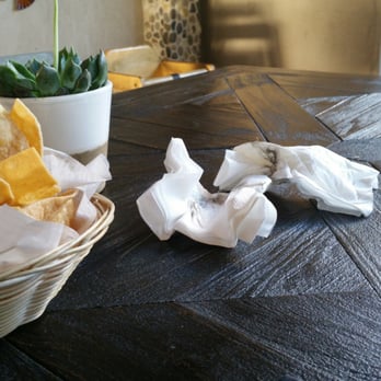 ConiSeafood - Napkin I used to clean the table they just wiped down, food on the floor, not the best first impression. - Mexican Near Me - Inglewood, California ConiSeafood - Napkin I used to clean the table they just wiped down, food on the floor, not the best first impression. - Mexican Near Me - Inglewood, California