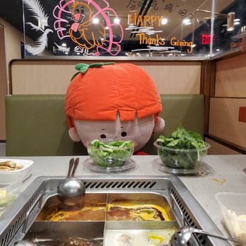 Haidilao Hotpot Flushing - My dining "companion," which the staff kindly brought me as a solo diner. - Hot Pot Near Me - Flushing, New York Haidilao Hotpot Flushing - My dining "companion," which the staff kindly brought me as a solo diner. - Hot Pot Near Me - Flushing, New York