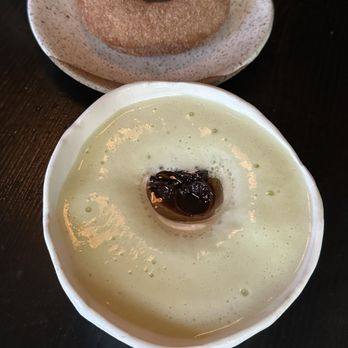 Smithereens - Apple cider doughnut and celery ice cream float - Desserts Near Me - New York, New York