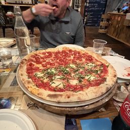 Half Margehrita half Pepperoni Half Margehrita half Pepperoni