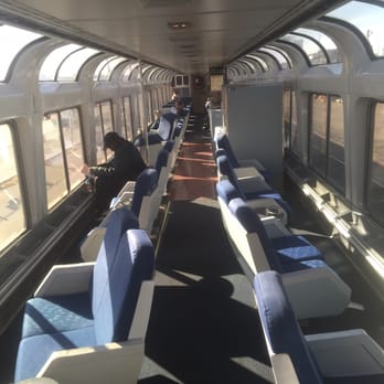 Tucson Amtrak Station - THIS is the observation car on the Sunset Limited. The other pic is the Dining Car - Travel Services Near Me - Tucson, Arizona