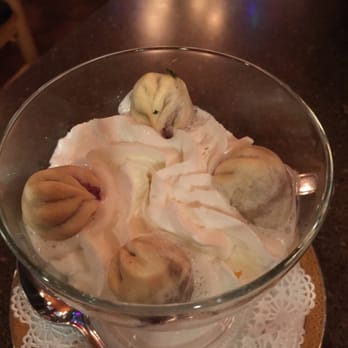 Tibetan Kitchen - chocolate blueberries momos for dessert - Himalayan/Nepalese Near Me - Victoria, British Columbia