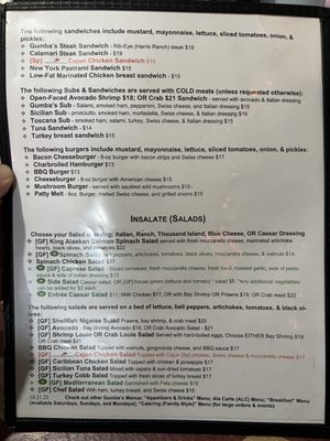 Menu photo 8 Gumba's Italian Restaurant Sunnyvale, CA Menu photo 8 Gumba's Italian Restaurant Sunnyvale, CA