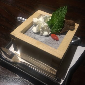 Sumika - Black sesame panna cotta - Japanese Near Me - Los Altos, California Sumika - Black sesame panna cotta - Japanese Near Me - Los Altos, California
