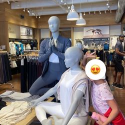 Athleta - Props to the employee in the back who's the professional Athleta mannequin dresser! They look difficult to dress