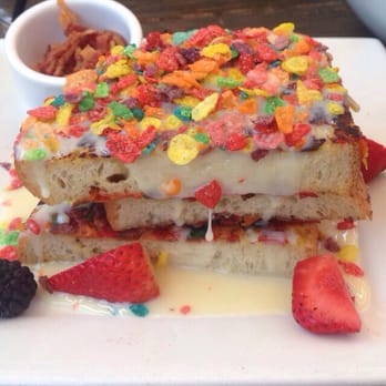 Bosscat Kitchen & Libations - Fruity Pebble French toast ~ amazing! - New American Near Me - Irvine, California
