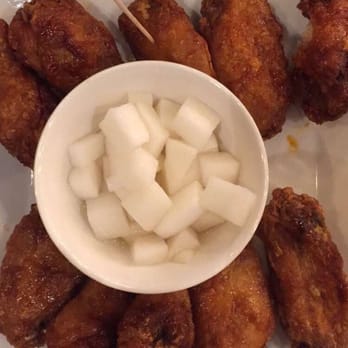 Bonchon San Jose - Blossom Hill Rd - Small 10 piece wings, half garlic and half spicy - Chicken Wings Near Me - San Jose, California Bonchon San Jose - Blossom Hill Rd - Small 10 piece wings, half garlic and half spicy - Chicken Wings Near Me - San Jose, California