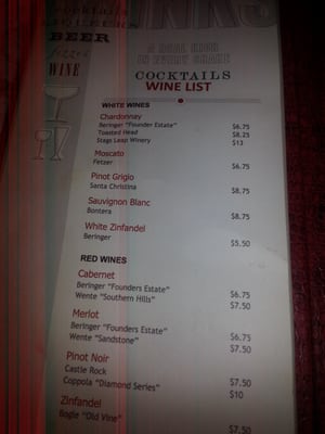 Menu photo 6 Mingle Bar Lincoln, CA