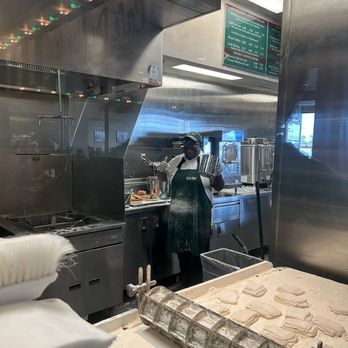 Cafe Du Monde - Beignet making process - Coffee & Tea Near Me - New Orleans, Louisiana Cafe Du Monde - Beignet making process - Coffee & Tea Near Me - New Orleans, Louisiana