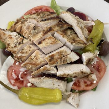 Savory Grill - Regular Chicken Greek Salad - New American Near Me - Utica, Michigan Savory Grill - Regular Chicken Greek Salad - New American Near Me - Utica, Michigan