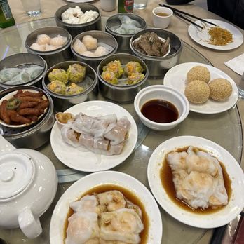 Diamond Palace - Variety of dim sum dishes. You can never order too much! - Dim Sum Near Me - San Diego, California