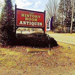 The History Room Antique and Piano Center - History Room sign