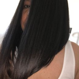 Haircut by Aurora:A line long bob. Haircut by Aurora:A line long bob.