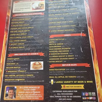 The Red Top Pit Stop - Menu - Burgers Near Me - Lakeland, Florida The Red Top Pit Stop - Menu - Burgers Near Me - Lakeland, Florida