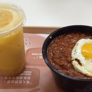 大家樂 - Minced beef with egg and rice. Iced milk tea. - Fast Food Near Me - Hong Kong, HK