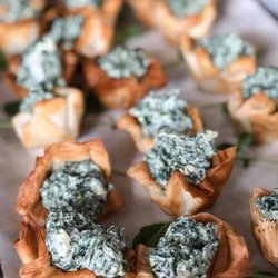 Golas Kitchen - Spinach phyllo dough cups