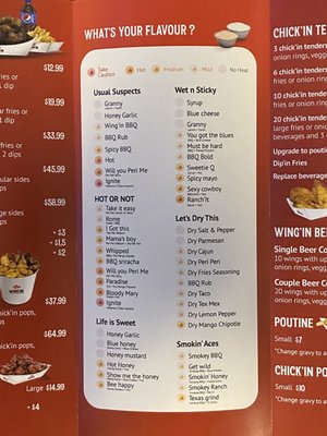 Menu photo 2 Wing’In Ottawa, ON