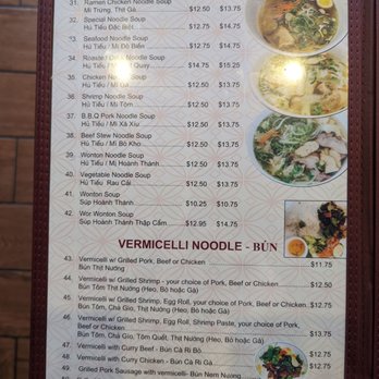 Saigon One - Menu Page 2 - Vietnamese Near Me - Modesto, California