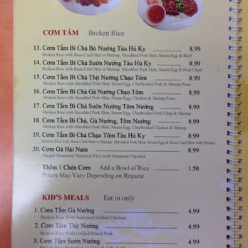 Com Tam Thuan Kieu - Menu pg 7 - Vietnamese Near Me - Tucson, Arizona Com Tam Thuan Kieu - Menu pg 7 - Vietnamese Near Me - Tucson, Arizona