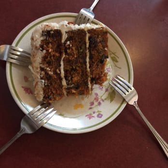 Cornerstone Cafe - Topping off breakfast with. Huge slice of carrot cake - enough for four. Out of this world. - Breakfast & Brunch Near Me - Dunsmuir, California